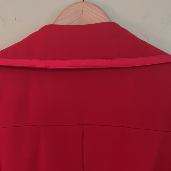 Trend-a-Porter | Wool coat with ribbon detail | Red | Size 10 - Picture 7 of 12